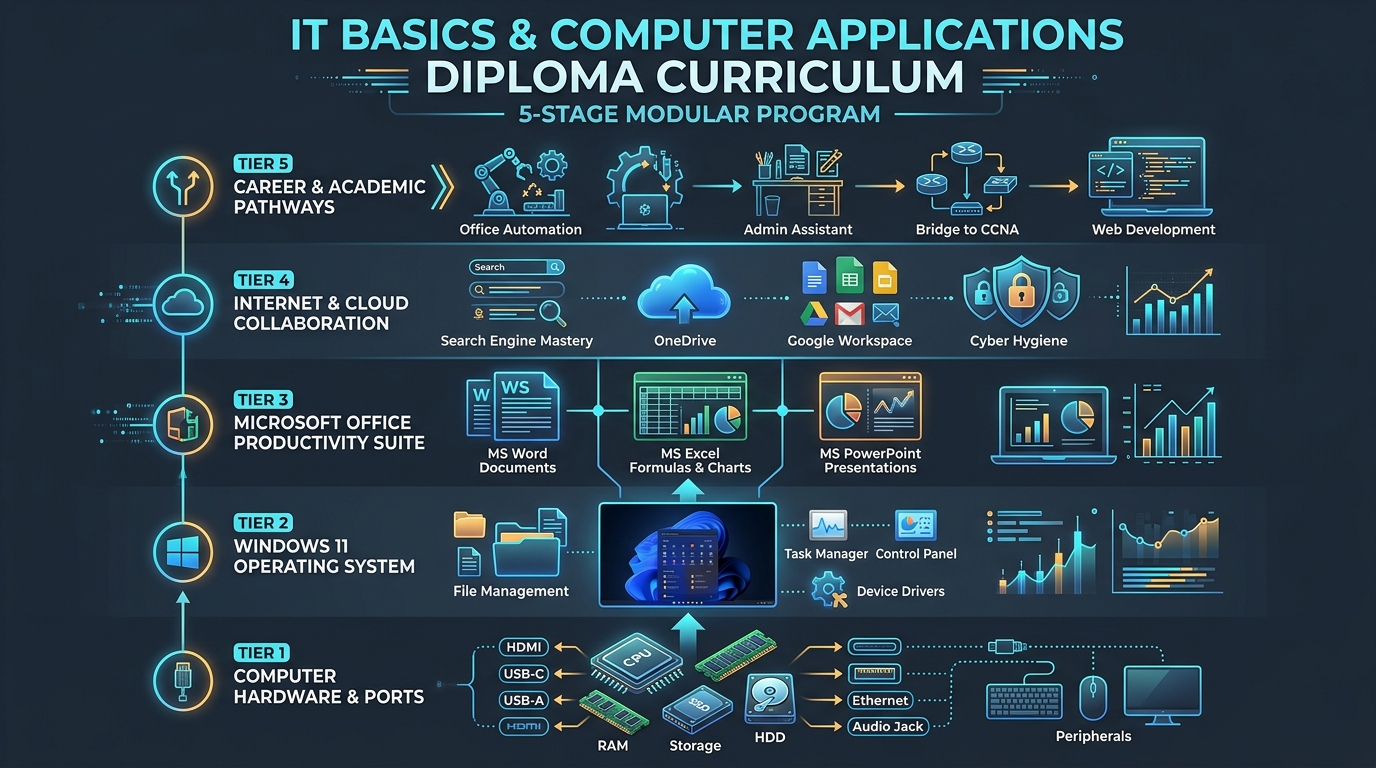 IT Basics & Computer Applications Curriculum Architecture - Nemcon Systems Lahore