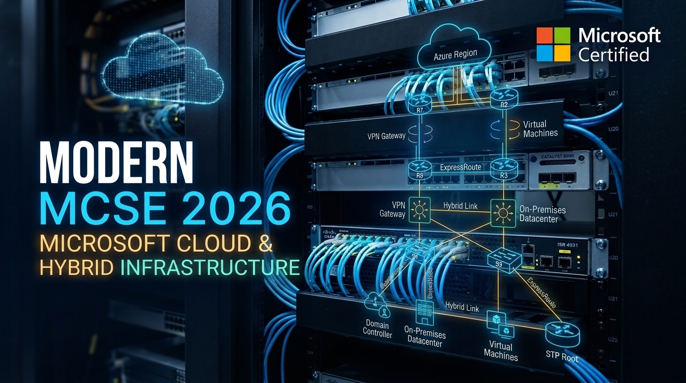 Modern MCSE and Microsoft Cloud Hybrid Enterprise Datacenter Architecture 2026