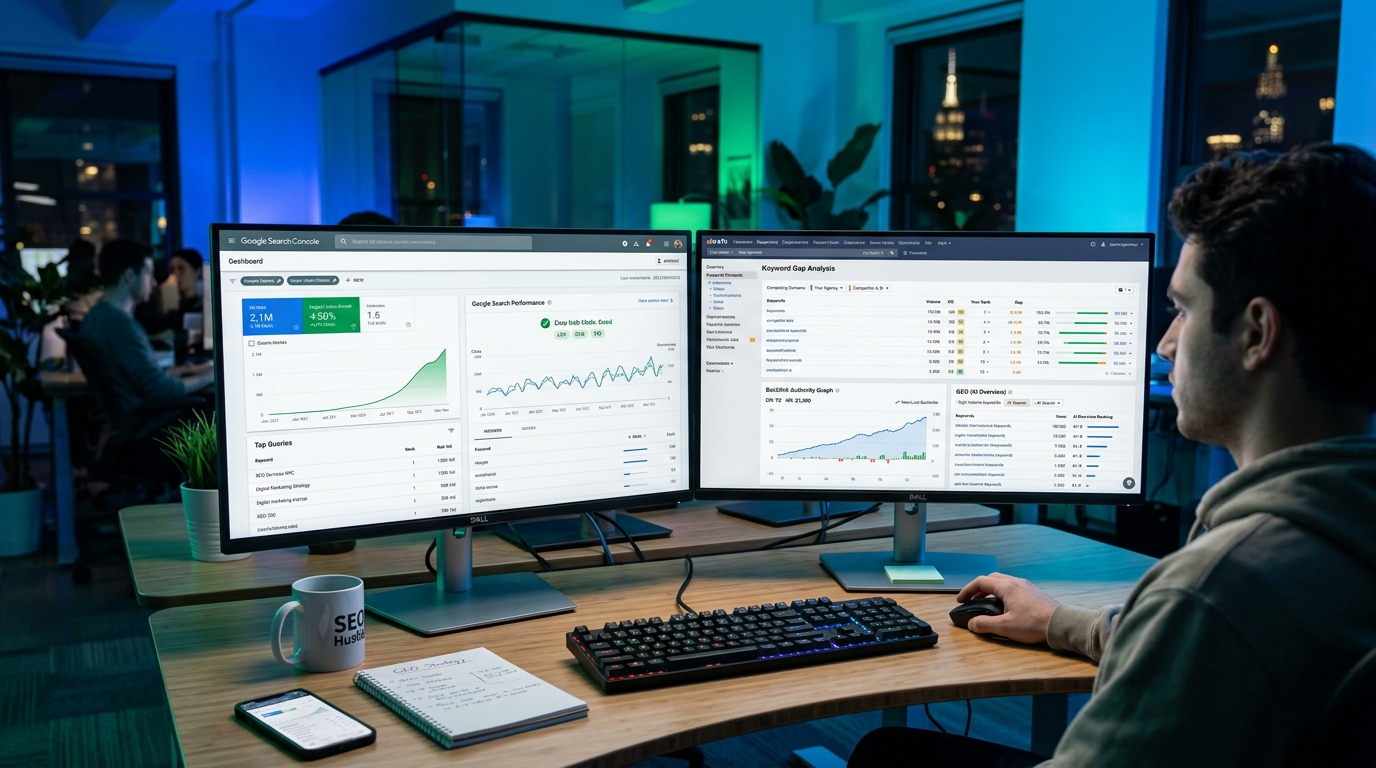 Enterprise SEO Services and Keyword Ranking Matrix - Nemcon Systems Lahore
