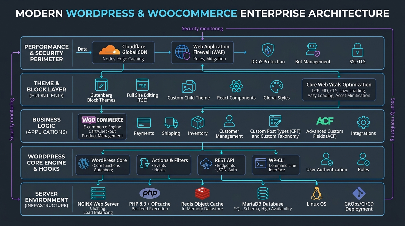 Modern WordPress & WooCommerce Enterprise Architecture