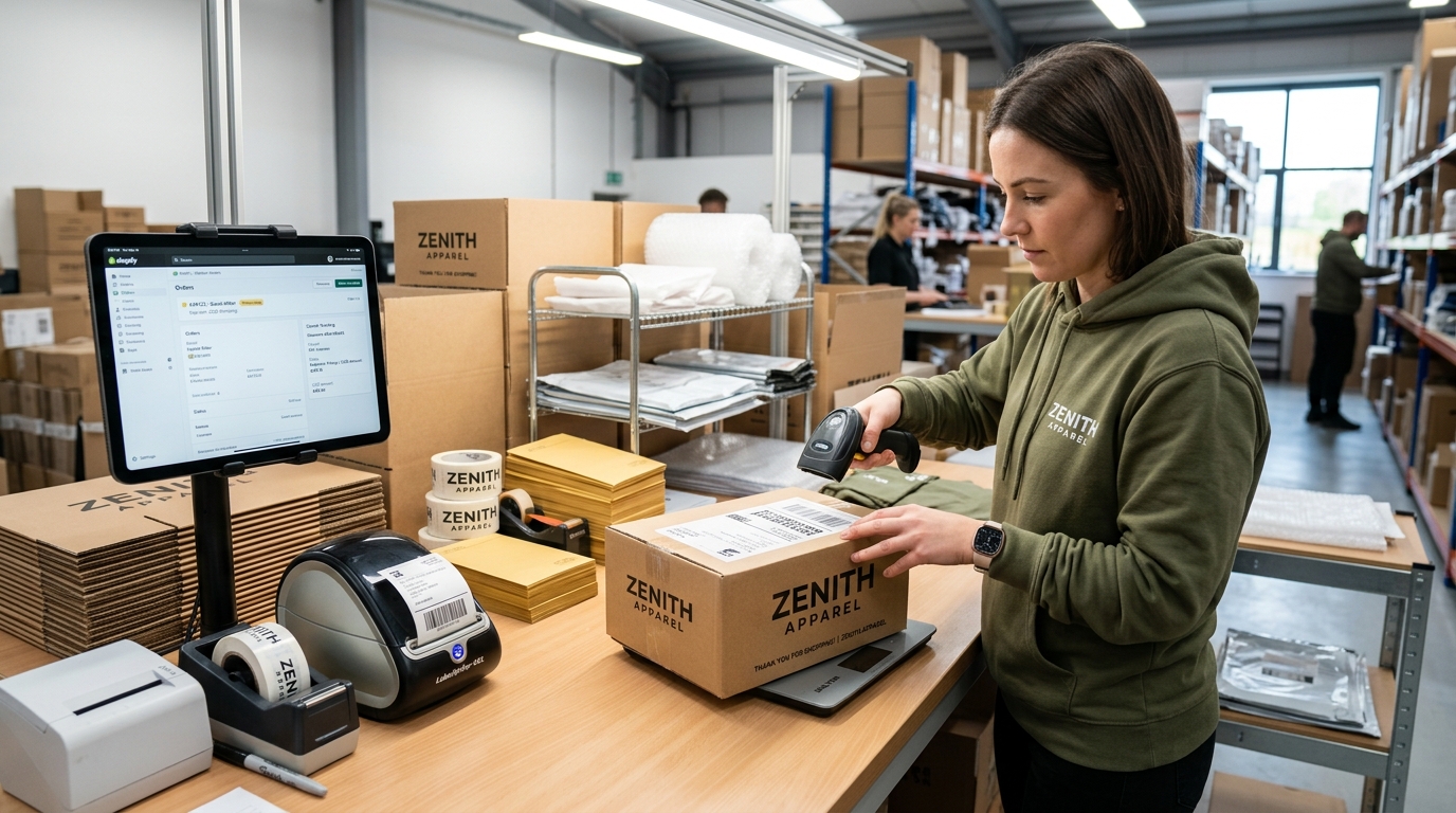 Shopify Order Fulfillment and Cash on Delivery Dispatch Lab at Nemcon Systems Lahore
